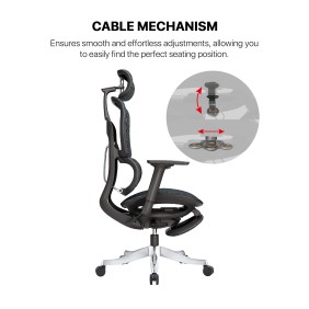 Fantech OC3 Ergonomic Office Chair Black