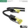 UGREEN RJ45 Cat7 F/FTP Patch Cord Ethernet Cable, with Cotton Braid, Available in 0.5M, 3M, 5M, 10M, 15M - NW150