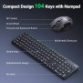 UGREEN PRO 2.4Ghz Wireless Combo, Silent Eng/Arabic Keyboard & Mouse, Comfortable Design, Premium Material  - MK006 45248