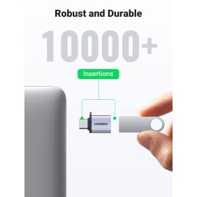 UGREEN OTG Adapter From USB-C 3.1 Male to USB-A 3.0 Female, Aluminum Material - US270 50283