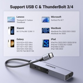 UGREEN USB C to 3.5mm Headphone & USB-C Charging Port, Built-In Microphone - CM230 90518