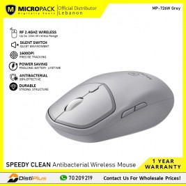 Micropack M-726W Speedy Lite Wireless Office Mouse (Grey)