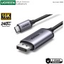 UGREEN USB-C Male to Display Port Female Braided Cable 2m, Support 16k @30Hz or 8K  120 Hz, 4K@240Hz - CM707 25865