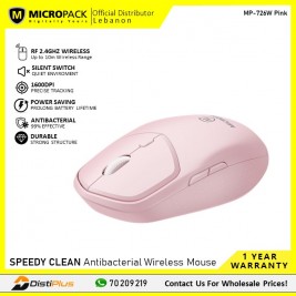 Micropack M-726W Speedy Lite Wireless Office Mouse (Pink)