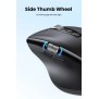 UGREEN Bluetooth Silent Wireless Mouse 5000DPI, Ergonomic Shape with side thumb Wheel, 2 Modes for Win & MacOS- M751 4792