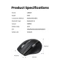 UGREEN Bluetooth Silent Wireless Mouse 5000DPI, Ergonomic Shape with side thumb Wheel, 2 Modes for Win & MacOS- M751 4792