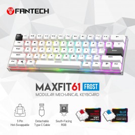 Fantech MK857 MAXFIT61 RGB Mechanical Gaming Keyboard...