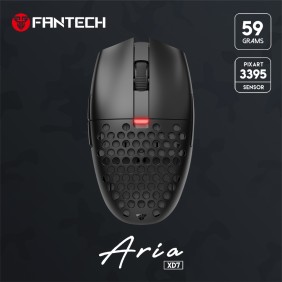 Fantech  XD7 Aria GO Mouse, 3 Mode Connection Wired, Bluetooth & Wireless, 26000DPI, Ultra light weight, Built-in Battery