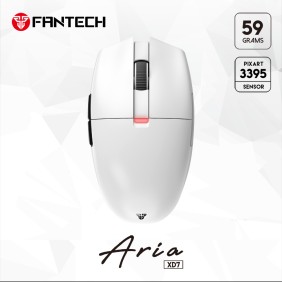 Fantech  XD7 Aria GO Mouse, 3 Mode Connection Wired, Bluettoth & Wireless, 26000DPI, Ultra light weight, Built-in Battery