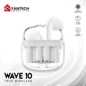 Fantech TWS Wave 10, Bluetooth, Wireless Earbuds compatible with android and iOs - TW10