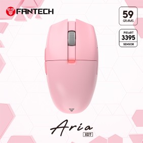 Fantech  XD7 Aria GO Mouse, 3 Mode Connection Wired, Bluetooth & Wireless, 26000DPI, Ultra light weight, Built-in Battery