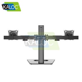 KALOC DZ220T Adjustable Horizontal Dual Monitor Arm, for Screens 17 to 27 Inches