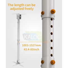 KALOC/ZENO T818-4/W Wall and Ceiling Projector Arm Bracket