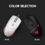 Fantech VX7 CRYPTO, Advanced Sensor 8000DPI, RGB Lighting, Wired Gaming Mouse (White)