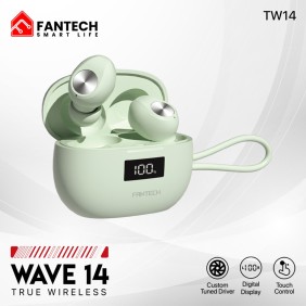 Fantech TWS Wave 14, Bluetooth, Wireless Earbuds compatible with android and iOs - TW14