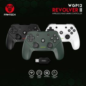 Fantech WGP12 Revolver II: Wireless 2.4GHz Gaming Controller with Buit-In Rechargeable Lithium-ion  Battery