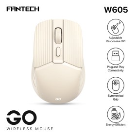 FANTECH W605 GO: Reliable Wireless Mouse for Home and Office