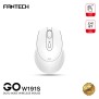 FANTECH W191S GO: Dual Mode Bluetooth & Wireless Mouse, Silent Click, Can connect to 2 devices simultaneously