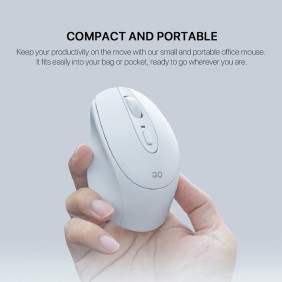 FANTECH W191S GO: Dual Mode Bluetooth & Wireless Mouse, Silent Click, Can connect to 2 devices simultaneously