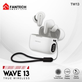 Fantech TWS Wave 13, Bluetooth, Wireless Earbuds compatible with android and iOs - TW13