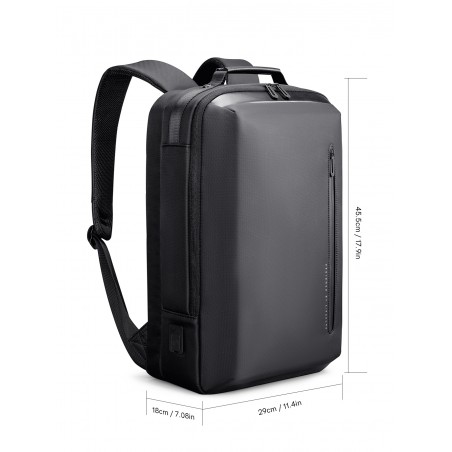 KINGSONS Multifunctional Backpack KS3223W Black, 15.6 inch Water ...