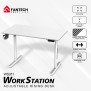 FANTECH WS311 Work Station, Adjustable Height Desk with Powerful Electrical Motor and Stable Design, load up to 60KG (White)