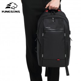 Kingsons KS3140W Smart Series17.3 Laptop Backpack - Black