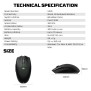 Fantech XD7E ARIA E Dual Mode Wired & Wireless Gaming Mouse with Built-in Battery