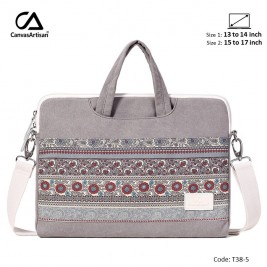 CANVASARTISAN Business Laptop Bag T38-5 Gray, Durable and...