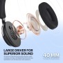 FANTECH WH07A GO VIBE: Bluetooth, - Active Noise Cancelling (ANC) WIRELESS HEADSET (Gray)