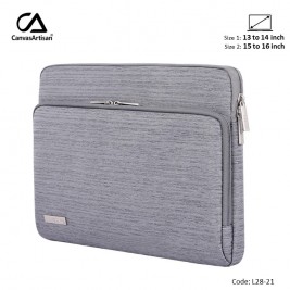 CANVASARTISAN Business Laptop Sleeve L28-21 Gray, Durable...