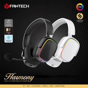 FANTECH WHG02 Harmony: Tri Mode Bluetooth, Wired, USB Wireless Headset