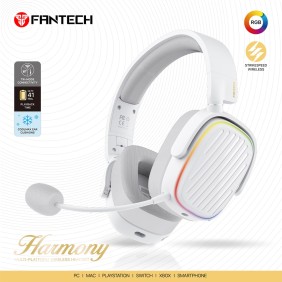 FANTECH WHG02 Harmony: Tri Mode Bluetooth, Wired, USB Wireless Headset