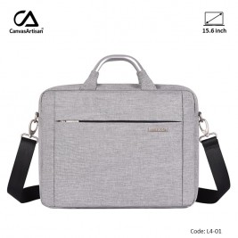 CANVASARTISAN Classic Laptop Bag L4-01 Light Gray,...