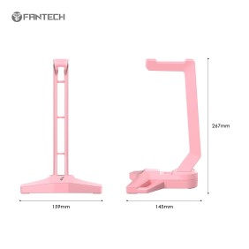 Fantech AC304 Tower II: Headset Stand for Organized Gaming Setup (Pink)