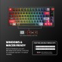 FANTECH MK917 ATOM PRO79, 3 Modes: Bluetooth, Wireless & Wired, Built-in Battery, Mechanical Gaming Keyboard