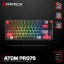 FANTECH MK917 ATOM PRO79, 3 Modes: Bluetooth, Wireless & Wired, Built-in Battery, Mechanical Gaming Keyboard