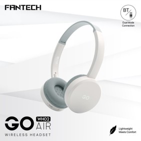 Fantech WH02 GO AIR: Bluetooth, Wireless Headphones, Built-in Microphone