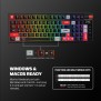 FANTECH MK918 ATOM PRO97, 3 Modes: Bluetooth, Wireless & Wired, Built-in Battery, Mechanical Gaming Keyboard