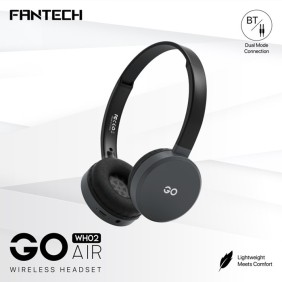 Fantech WH02 GO AIR: Bluetooth, Wireless Headphones, Built-in Microphone