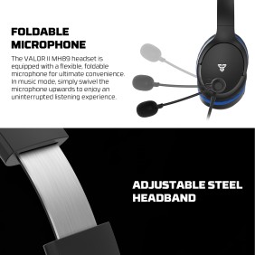 Fantech MH89 VALOR Premium Gaming & Audio Headset