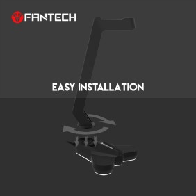 Fantech AC3001S RGB Tower: Headset Stand for Organized Gaming Setup Red