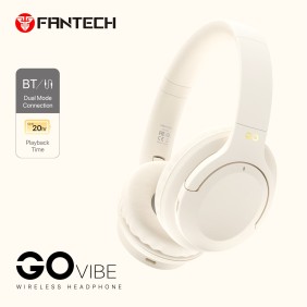 Fantech WH05 GO VIBE: Bluetooth, Wireless Headphones, Built-in Microphone