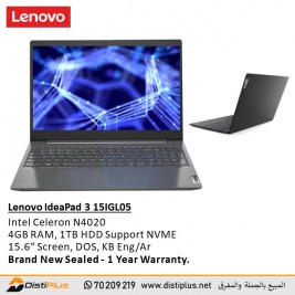 LENOVO IDEAPAD 3 15IGL05 Laptop 81WQ0025AK
