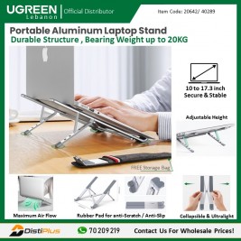 Aluminum Laptop Stand Riser, Multiangle, Adjustable,...