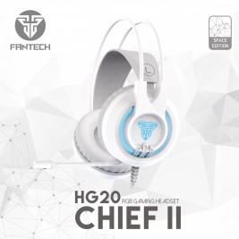 Fantech HG20 CHIEF II RGB Gaming Headset (White Space...