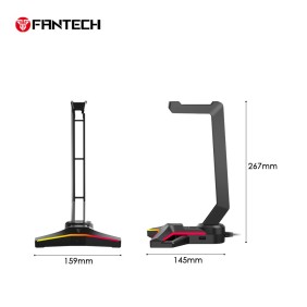 Fantech AC304 PRO: RGB Illuminated Headset Stand with USB Hub