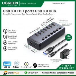 USB 3.0 TO 7 ports USB 3.0 Hub, 4  Fast Charging Ports...
