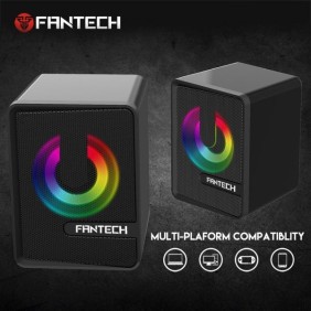 Fantech GS203 BEAT: USB Powered Gaming & Music Speaker with RGB Lighting