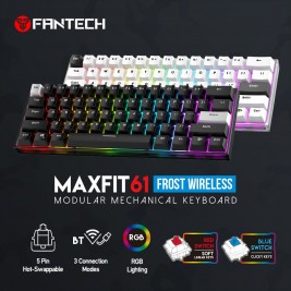 Fantech MK857 MAXFIT61 RGB Bluetooth, Wireless And Wired...